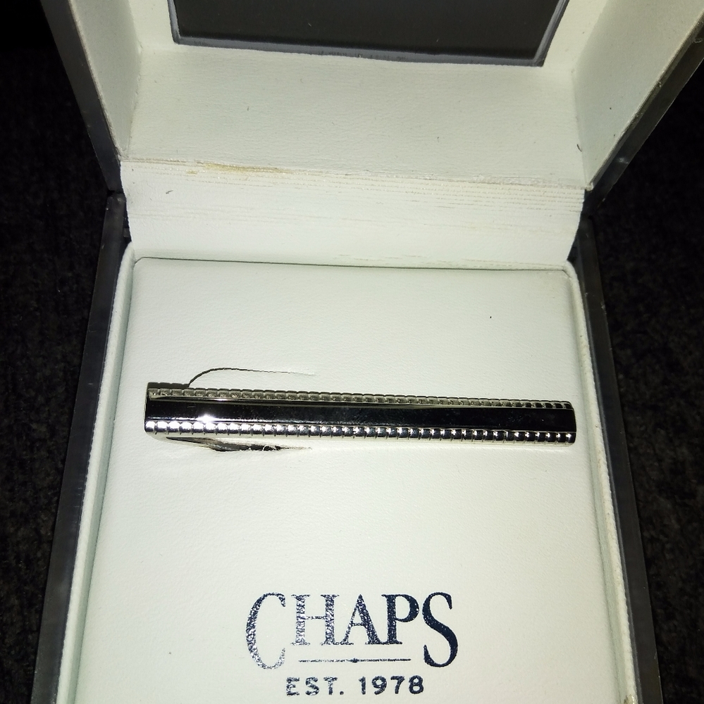 Tie clip and cuff links